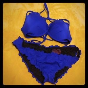 Royal blue bikini